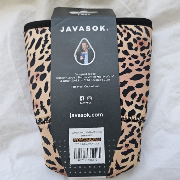 Large Cheetah Java Sock - Picture 2 of 3